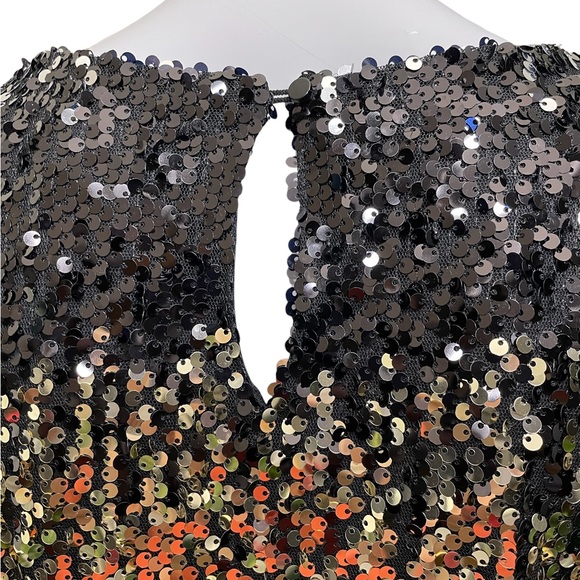 Nicole Miller New York womens sequinned  New Year's dress size Small - Picture 7 of 13
